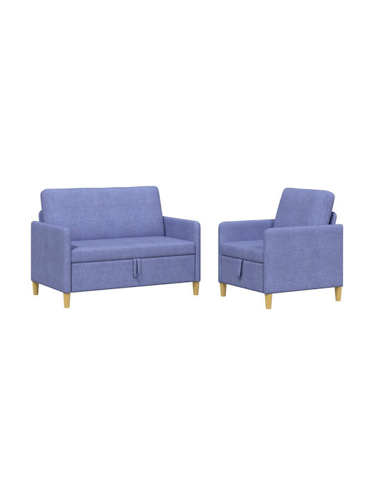 Living Room Furniture Set 2-Seater & Armchair