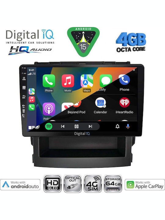Digital IQ Car Audio System for Subaru Forester 2002-2008 Bluetooth USB WiFi GPS Apple CarPlay Android Auto with 9" Touch Screen