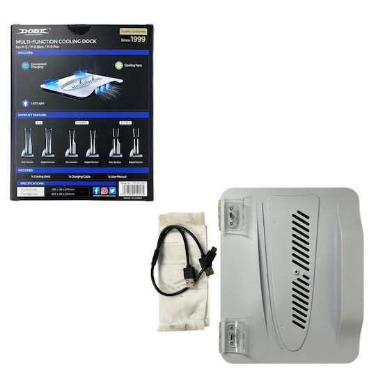 Pro Βάση Φόρτισης PS5 / PS5 Slim Λευκή 1-GAME253