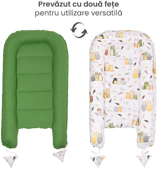 Kidizi Perna Pentru Bebelusi Tip Cuib Whiskers 50x90cm