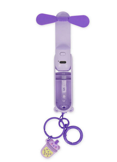 Legami Milano Handheld USB Folding Multicolour Fan FAN0008