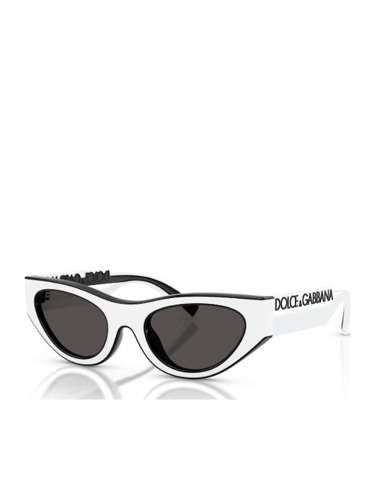 Dolce & Gabbana Γυαλιά Ηλίου Λευκά με Κοκκάλινο Σκελετό Dolce & Gabbana Γυαλιά Ηλίου Λευκά με Κοκκάλινο Σκελετό