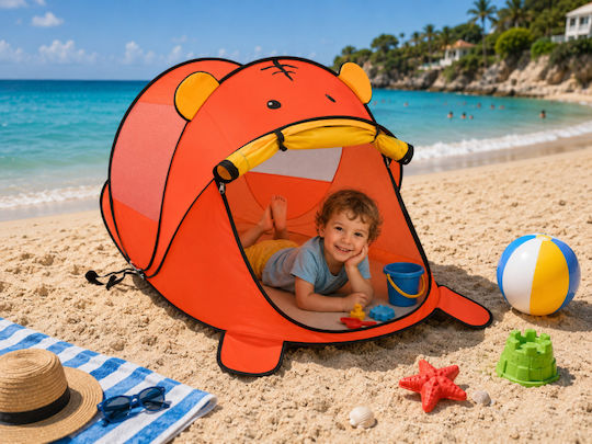 Kinderzelt Pop Up Orange