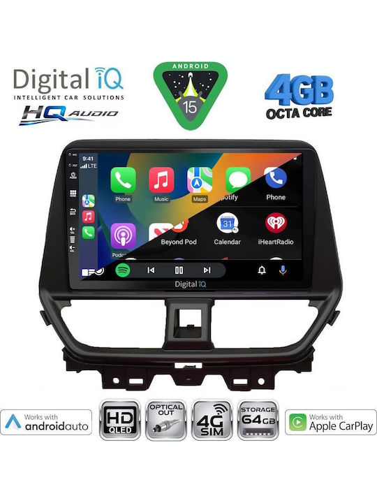 Digital IQ Car Audio System for Suzuki Baleno 2022 (Bluetooth/USB/WiFi/GPS/Apple CarPlay/Android Auto) with 9" Touch Screen