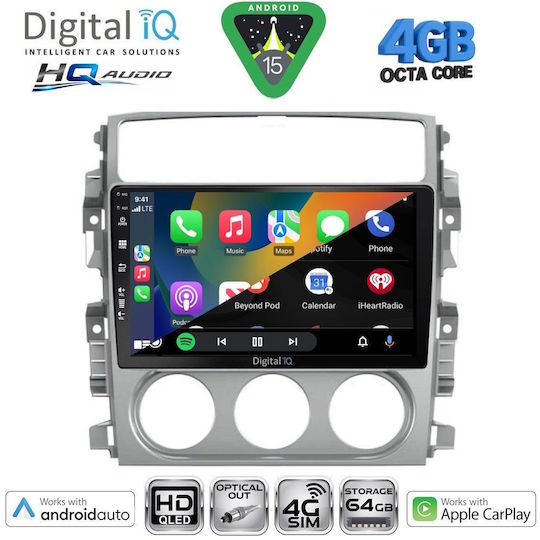 Digital IQ Car Audio System for Suzuki Liana 2001-2007 Bluetooth USB WiFi GPS Apple CarPlay Android Auto with 9" Touch Screen
