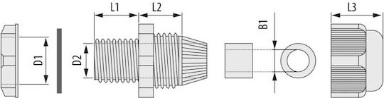 Pawbol Presetup Grau M50 Isolatorensatz 10 Stück