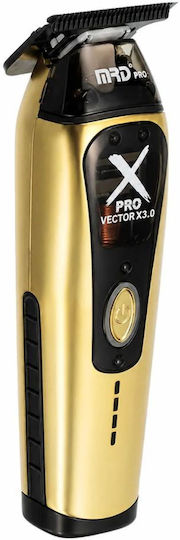MRD Pro Professional Rechargeable Hair Clipper Gold GMT-999C-GOLD