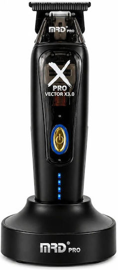 MRD Pro Professional Rechargeable Hair Clipper Black GMT-999C-BLACK