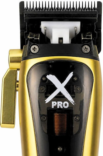 MRD Pro Επαγγελματική Επαναφορτιζόμενη Κουρευτική Μηχανή Χρυσή HC-999C-GOLD