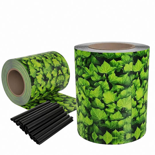 Material De Construcție Pentru Garduri De Grădină Din PVC 19 Cm Verde