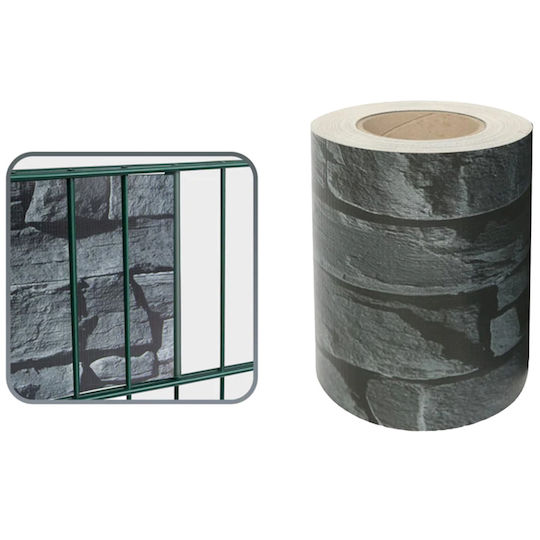 Material De Construcție Pentru Garduri De Grădină Din PVC 19 Cm Gri