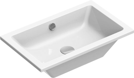 GSI Kube Undermount Sink Porcelain 60x37x16cm White