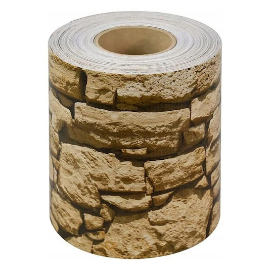 Material De Construcție Pentru Garduri De Grădină Din PVC 19 Cm Bej