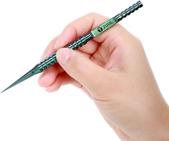 Pensete Precise 2UUL Model Ti01 Cap Drepte Anti-Statice Micro-Sudură Verde