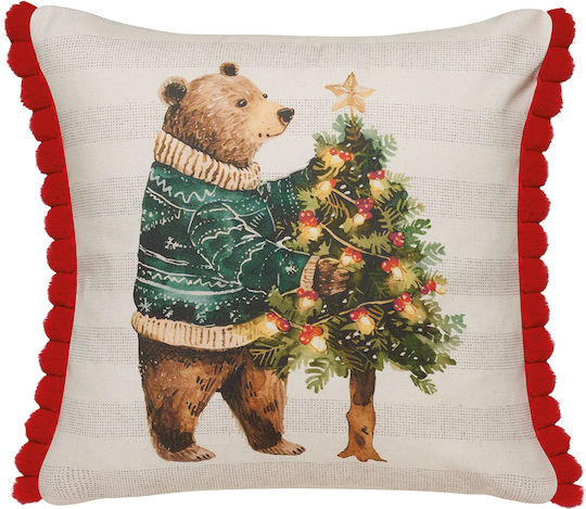 Christmas Pillow Cases Double-Sided 2 Pieces Kentia Loft Snow 2513 50x50