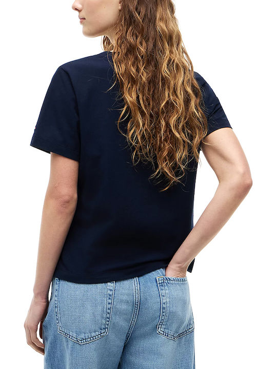 Tommy Hilfiger Tricou Damă Albastru Tommy Hilfiger Tricou Damă Albastru