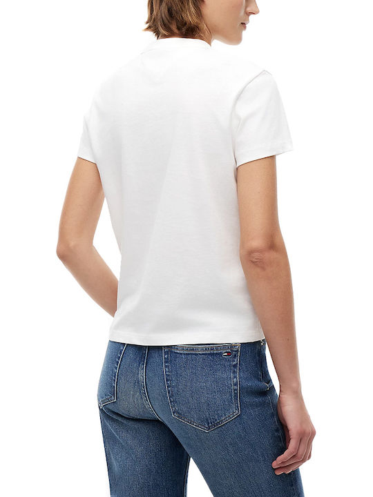 Tommy Hilfiger Heritage Tricou Alb-Albastru
