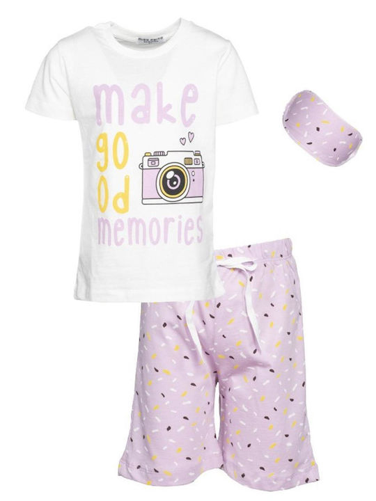 Evita Kids' Pajamas Summer White H-139