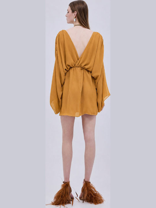 Hochzeits- - Taufe Damenkleid Orange
