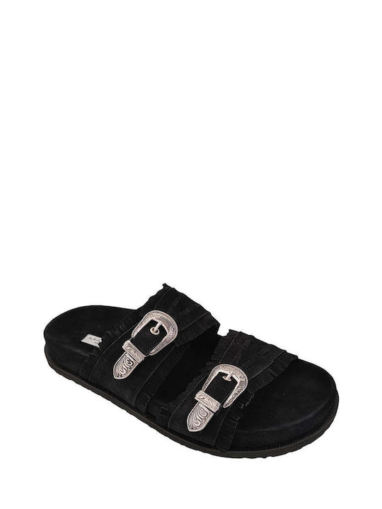 Women's Flat Sandals Black