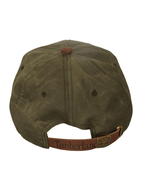 Timberland Waxed Camvas Baseball Cap Πράσινο