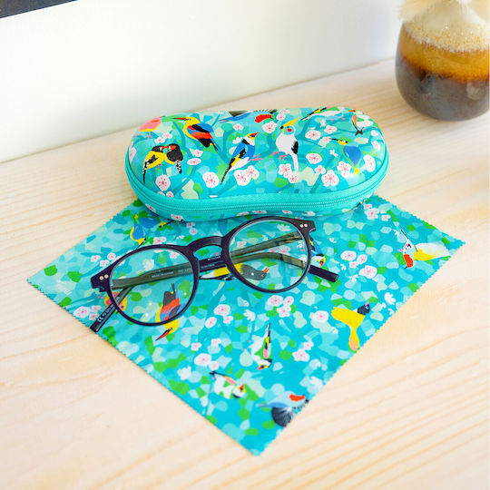 Hard Glasses Voyage Bird Zipper Eyeglass Case Pylones