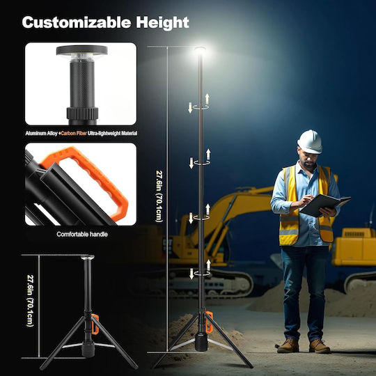 Lumini de Lucru cu Baterie LED cu Luminozitate de până la 3000lm