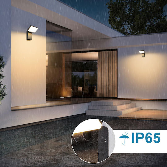 Επιτοίχιο Εξωτερικό Φωτιστικό LED IP65 40W Διπλής Δέσμης
