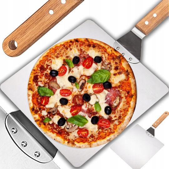 Lopată Pentru Pizza Din Oțel Inoxidabil 49x49cm