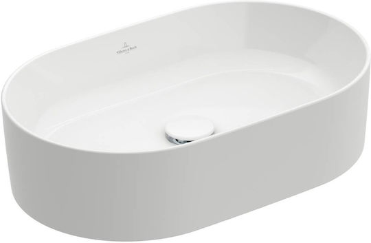 Villeroy & Boch Collaro Надеждна мивка Порцелан 56x36x14.5см Бял