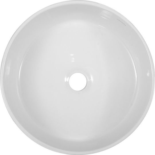 Adamidis Cupa 40X Aufgesetztes Waschbecken Porzellan 40x40x16.8cm