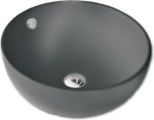 Gloria Creso Επικαθήμενος Νιπτήρας Πορσελάνης 44x44x17cm Gloria Creso Επικαθήμενος Νιπτήρας Πορσελάνης 44x44x17cm