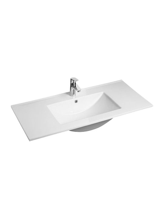 Ceramita MN 60 Ένθετος Νιπτήρας Πορσελάνης 60x46x18.5cm Λευκός
