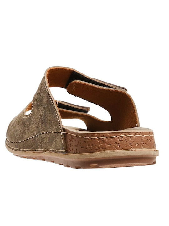 Herrensandalen in Brauner Farbe