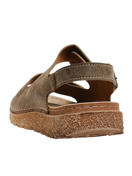 Herrensandalen in Braune Farbe