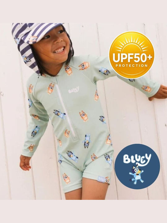 Swim Essentials Παιδικό Μαγιό Ολόσωμο με Μακρύ Μανίκι Bluey