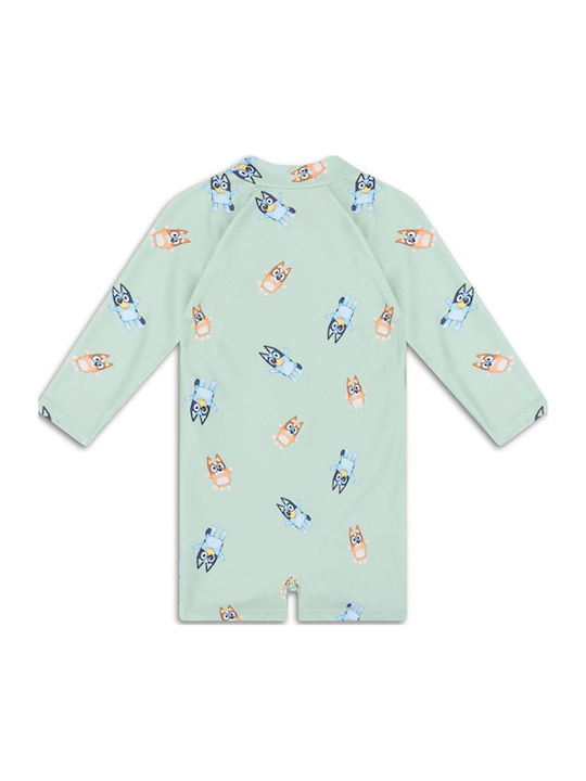 Swim Essentials Kids One-Piece Swimwear With Long Sleeve Bluey