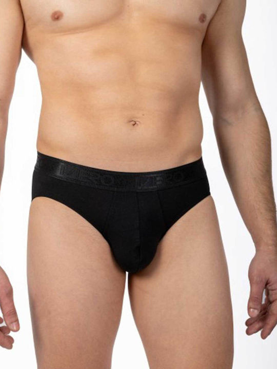 Ανδρικά Σλιπ Μαύρο-μαύρο Βυσσινί 2Pack