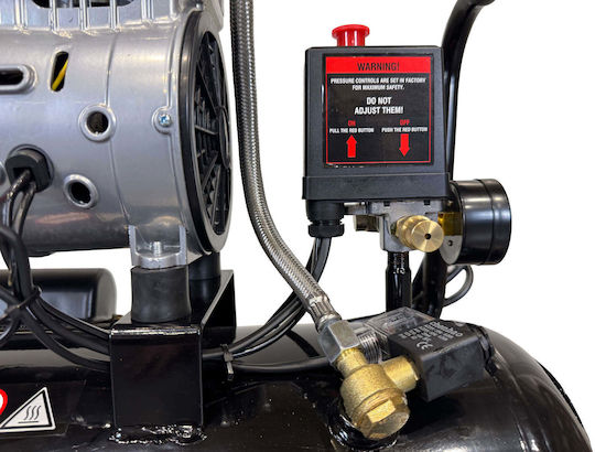 Gebo Compresor De Aer Monofazat 65dB Cu Putere 1hp Și Rezervor De Aer 24l
