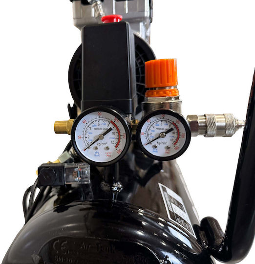 Gebo Compresor De Aer Monofazat 65dB Cu Putere 1hp Și Rezervor De Aer 24l