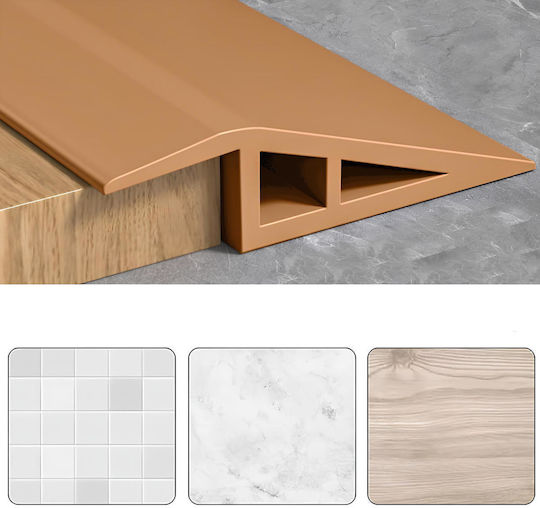 Threshold Profile 1 M X 5 Cm Pvc Self-Adhesive Transition Profile 5-10 Mm Ranjima