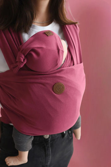 SteweHome Baby Carrier Sling Wrap Pink With Maximum Child Weight 15kg