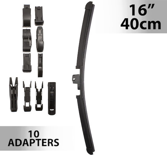 16 Zoll 40 cm Autoscheibenwischer Universell 10 Adapter Gummi Blade Einfache Installation