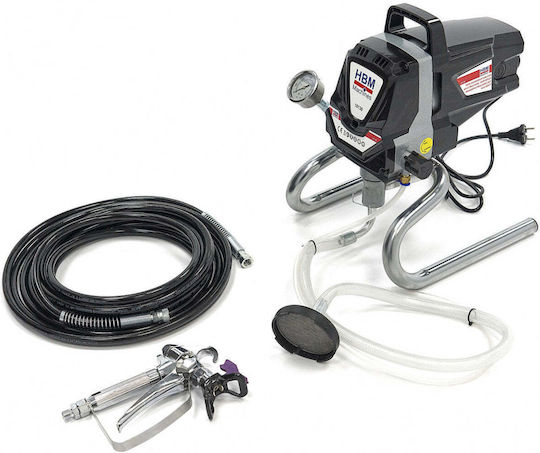 HBM Machines X10130 Pistol de Vopsit Electric 1010W cu Recipient 1.5l