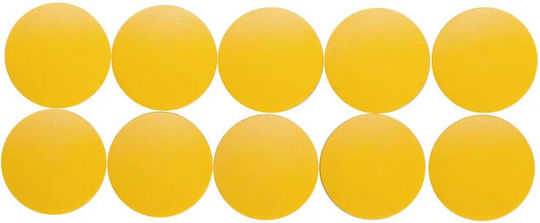 Maul Round Magnets D38mm 2.50 Kg Force 10 Pcs Set Maul Solid Yellow