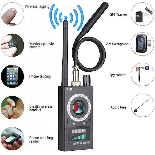 Factory Camera, Bug & GPS Tracker Detector 1-8000MHz Devices