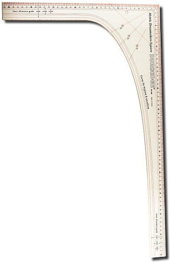 Babysnap Curved Sewing Ruler 60 X 36 Cm