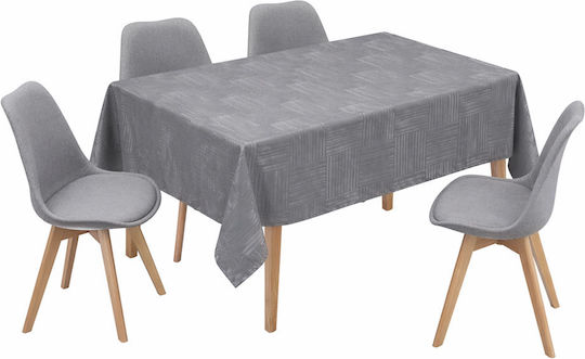 Ankor Față de Masă Rezistentă la Pete Gri 140x220cm Ankor Față de Masă Rezistentă la Pete Gri 140x220cm