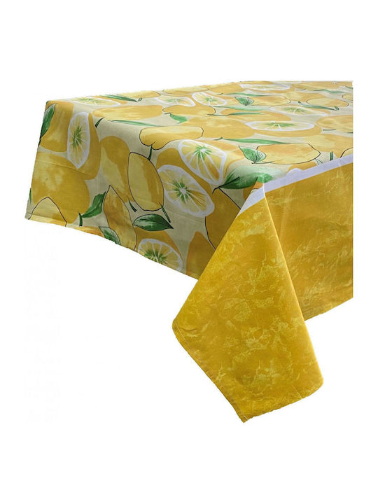 Linea Home Fustă Pătrată Din Bumbac Lemon Galben 140x140cm