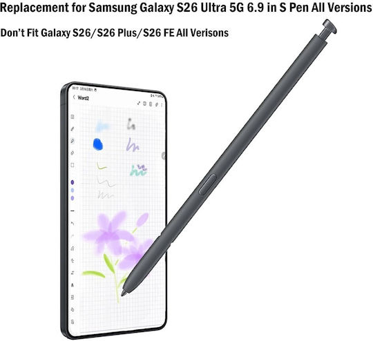 S948 Stylus Pen Samsung Galaxy S26 Ultra 5g Black Purple